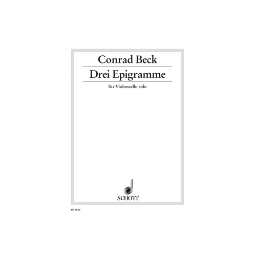 Beck, Conrad - Three...
