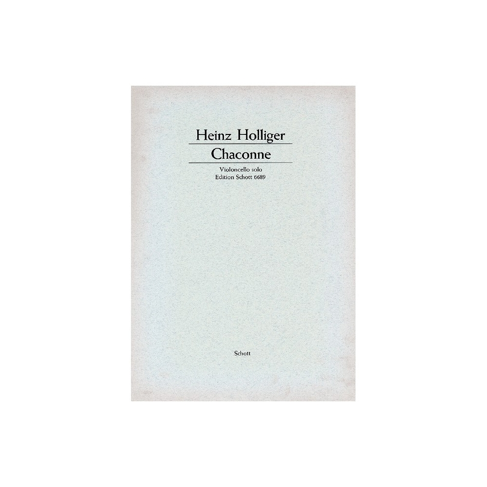 Holliger, Heinz - Chaconne 