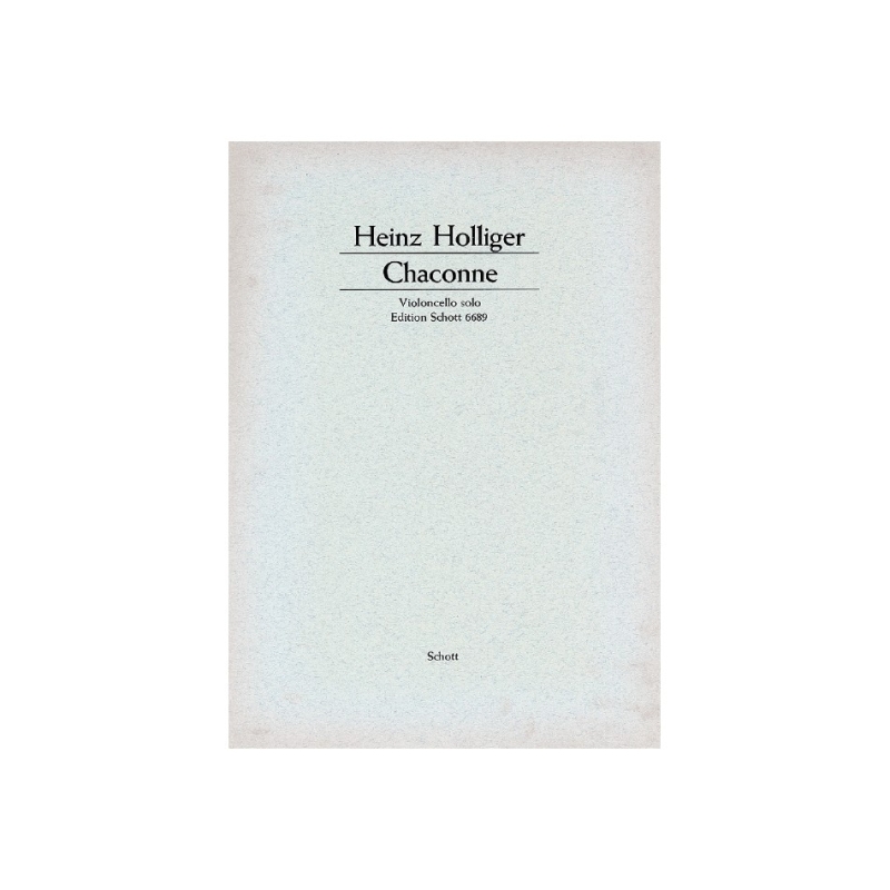 Holliger, Heinz - Chaconne 