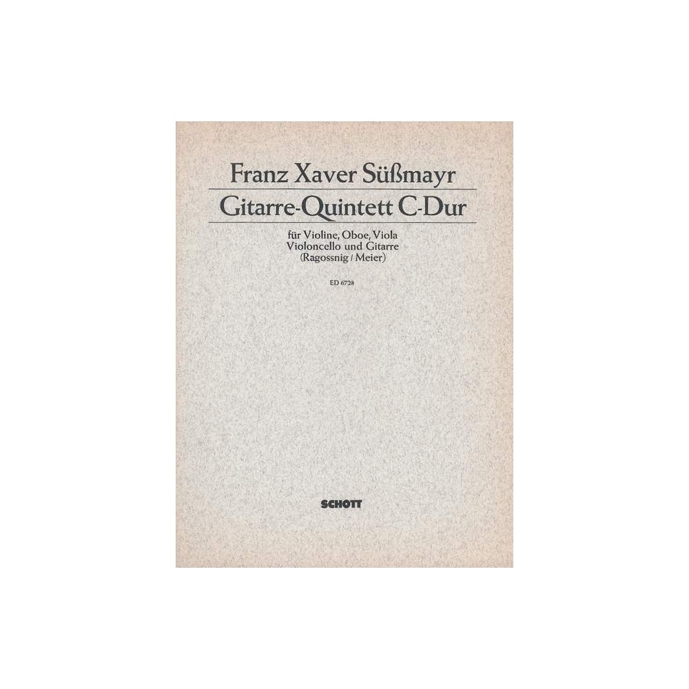 Suessmayr, Franz Xaver - Guitar Quintet C major