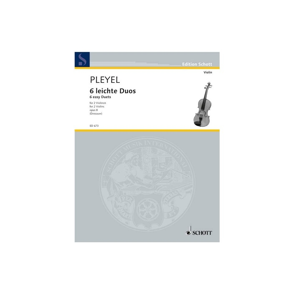 Pleyel, Ignaz - 6 easy Duos op. 8