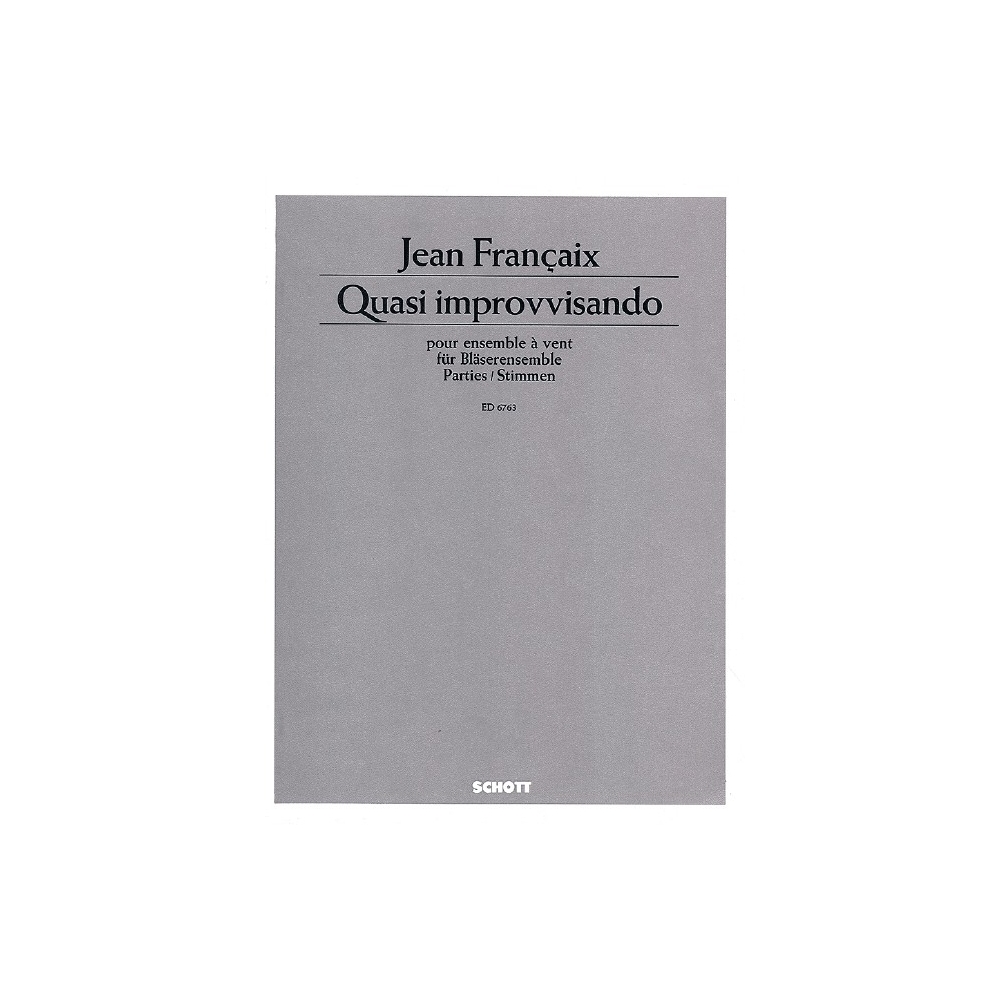 Françaix, Jean - Quasi improvvisando 