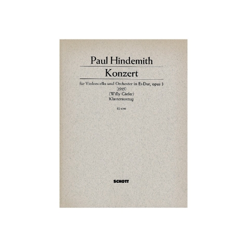 Hindemith, Paul - Cello...