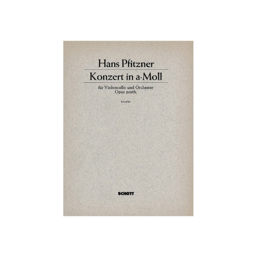 Pfitzner, Hans - Cello...