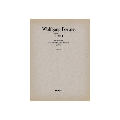 Fortner, Wolfgang - Piano Trio