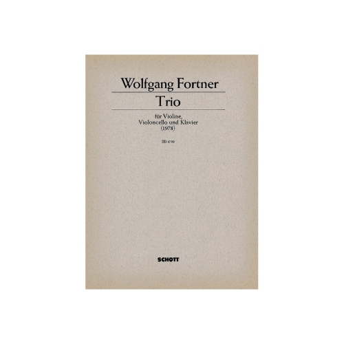 Fortner, Wolfgang - Piano Trio 