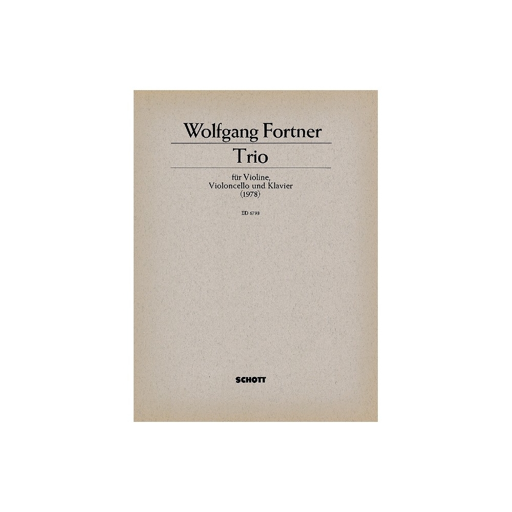 Fortner, Wolfgang - Piano Trio 