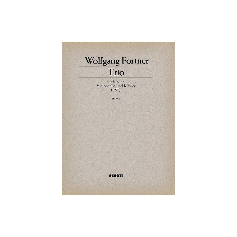 Fortner, Wolfgang - Piano Trio