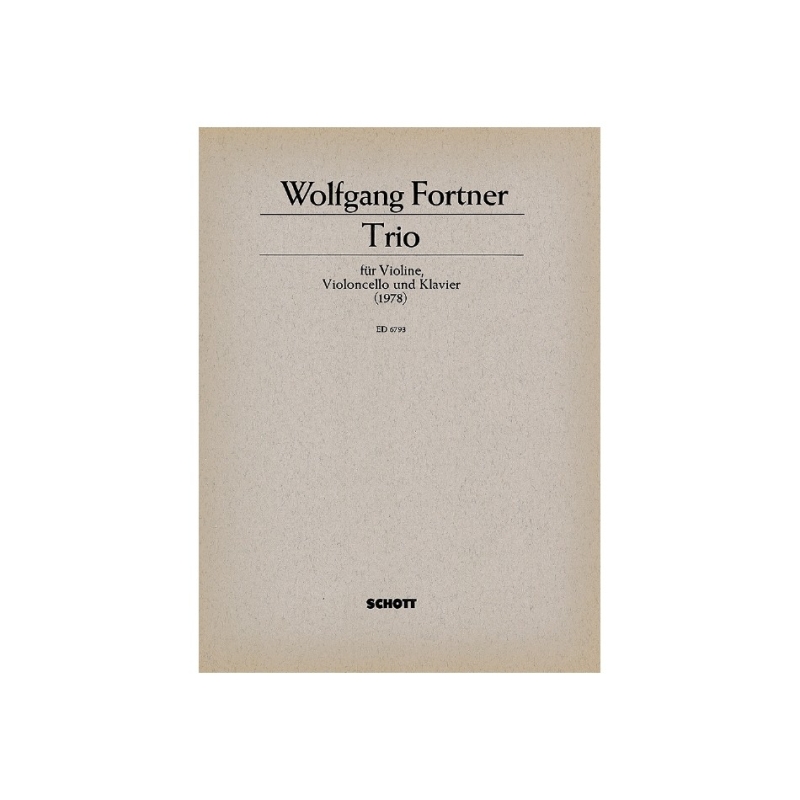 Fortner, Wolfgang - Piano Trio 