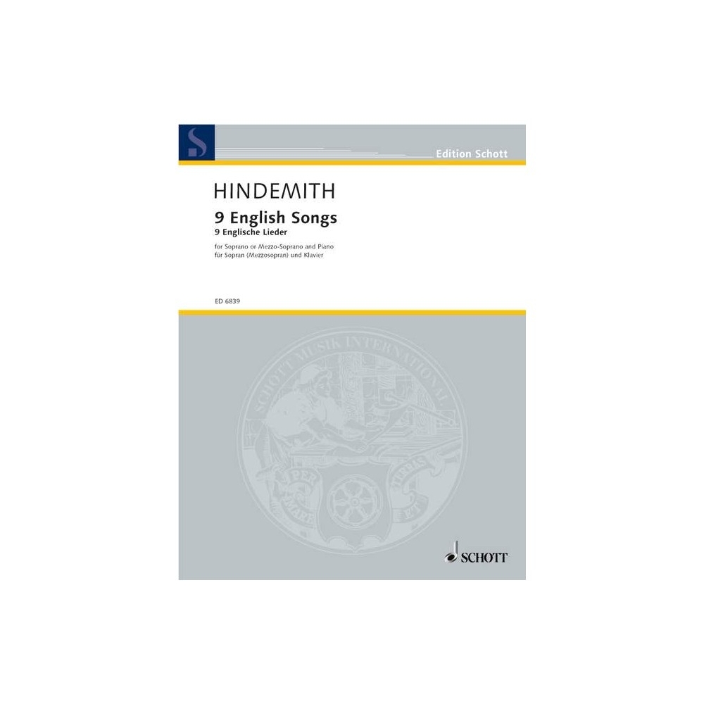 Hindemith, Paul - 9 English Songs
