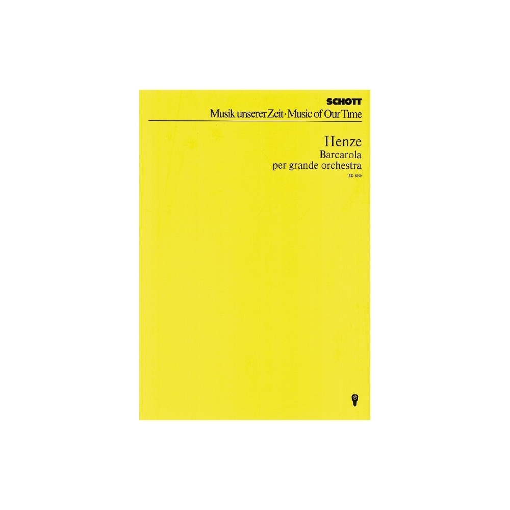 Henze, Hans Werner - Barcarola 