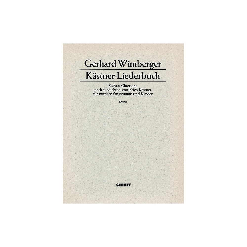 Wimberger, Gerhard - Kästner-Liederbuch 