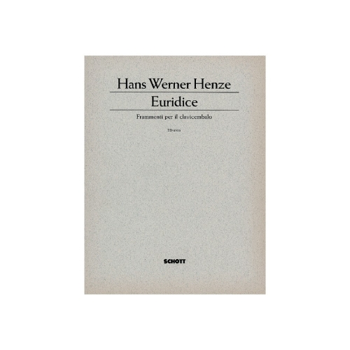 Henze, Hans Werner - Euridice 