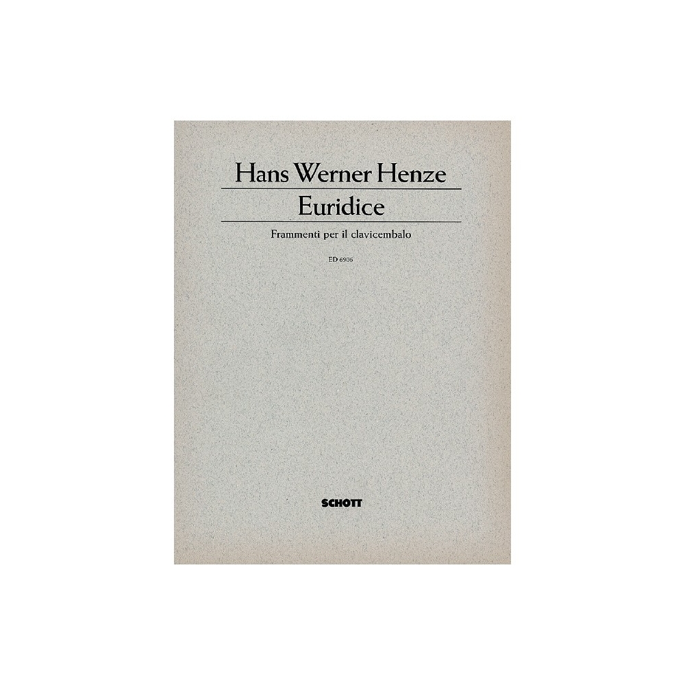 Henze, Hans Werner - Euridice 