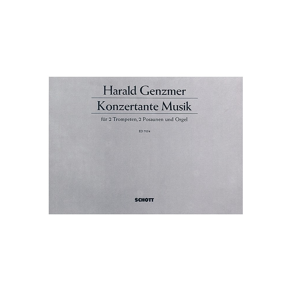 Genzmer, Harald - Konzertante Musik GeWV 420 