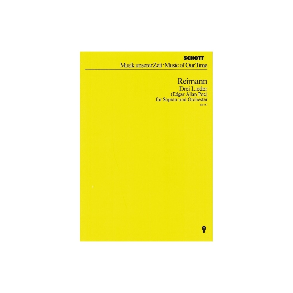 Reimann, Aribert - Three Songs 