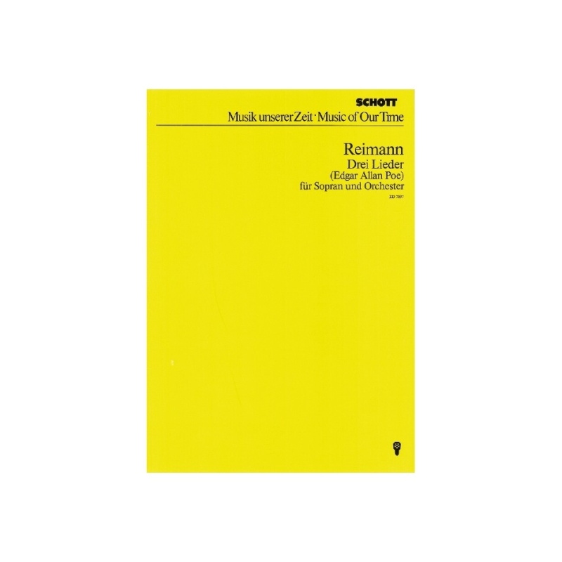 Reimann, Aribert - Three Songs 