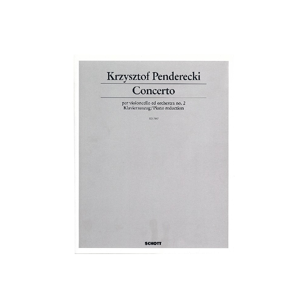 Penderecki, Krzysztof - Cello Concerto No. 2