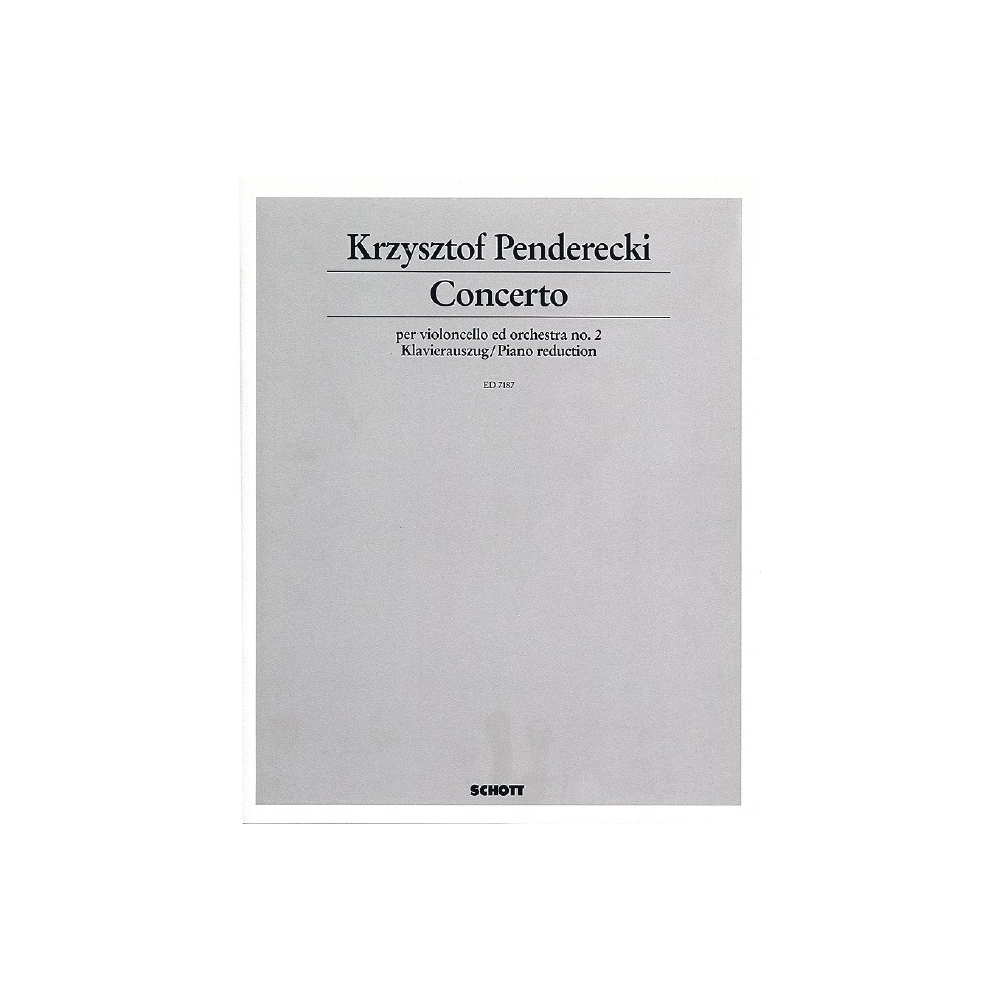 Penderecki, Krzysztof - Cello Concerto No. 2 