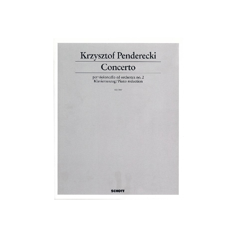 Penderecki, Krzysztof - Cello Concerto No. 2