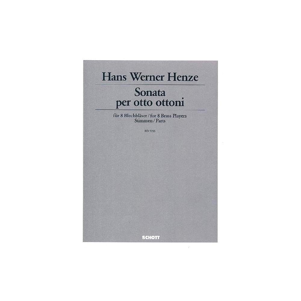 Henze, Hans Werner - Sonata per otto ottoni 