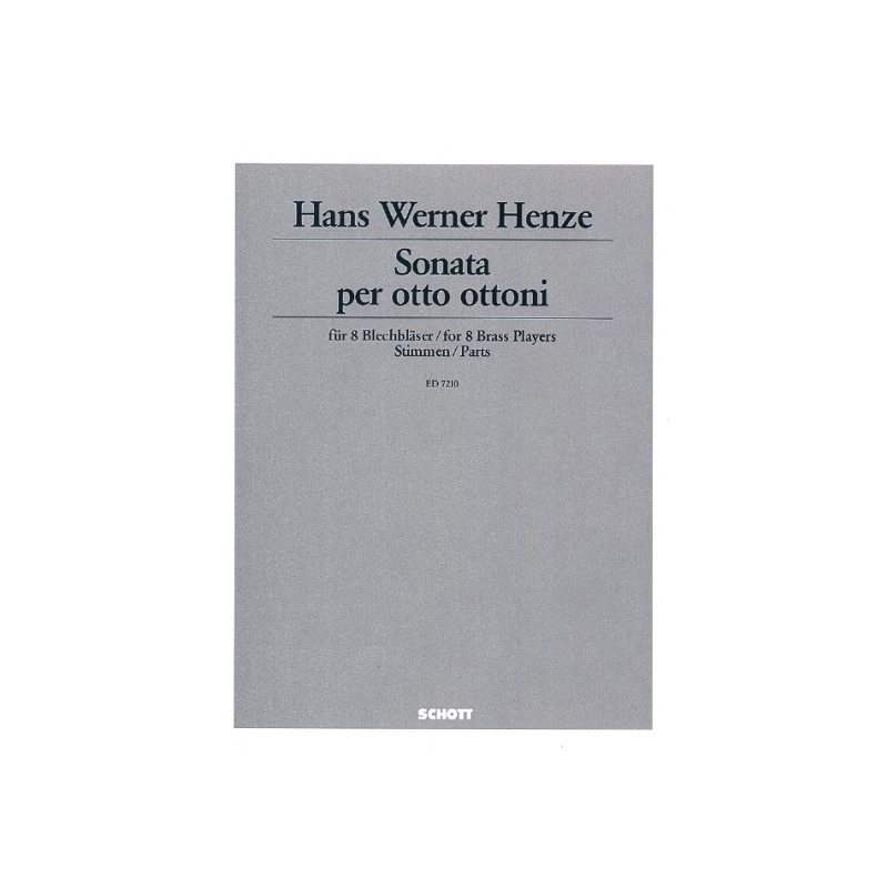 Henze, Hans Werner - Sonata per otto ottoni