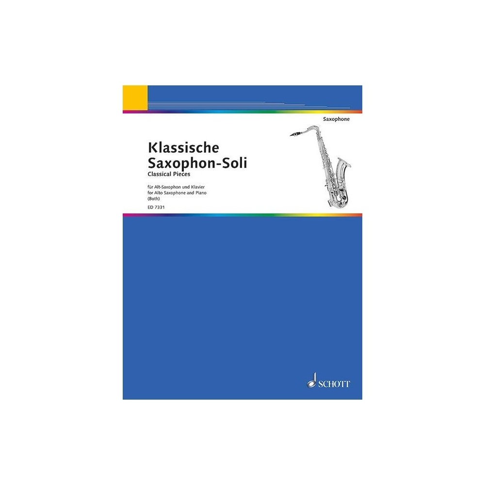 Classical Pieces. Saxophone Solos 