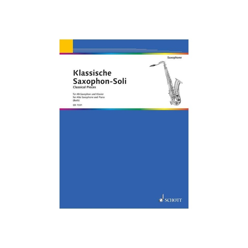 Classical Pieces. Saxophone Solos