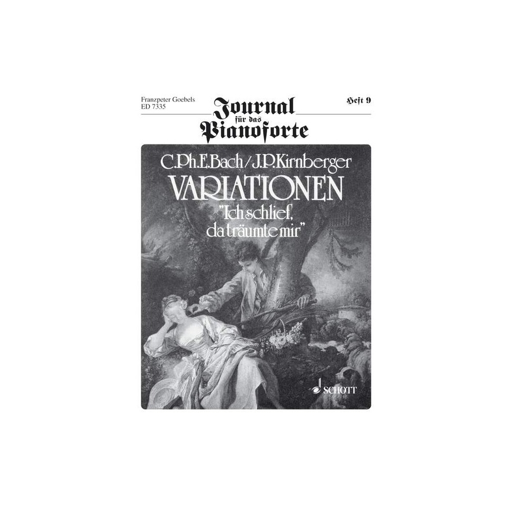 Bach & Kirnberger - Variations of the Song "Ich schlief, da träumte mir" Issue 9