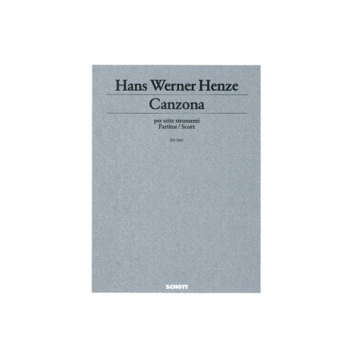 Henze, Hans Werner - Canzona