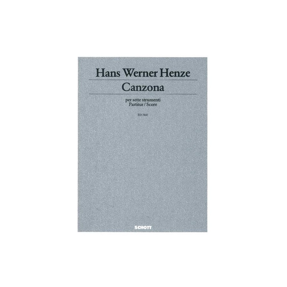 Henze, Hans Werner - Canzona