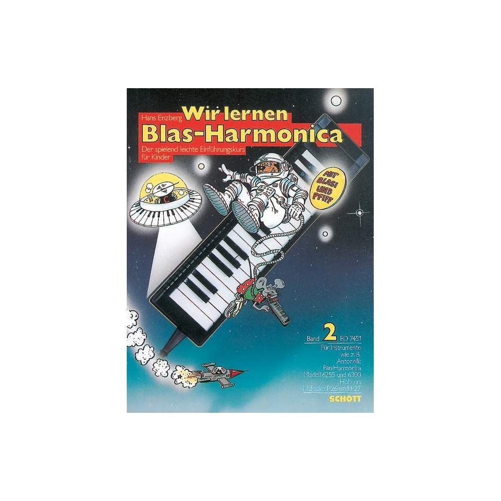 Enzberg, Hans - Wir lernen Blas-Harmonica   Band 2