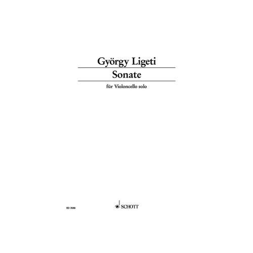 Ligeti, Gyoergy - Sonate