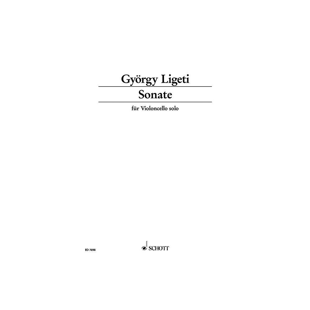 Ligeti, Gyoergy - Sonate