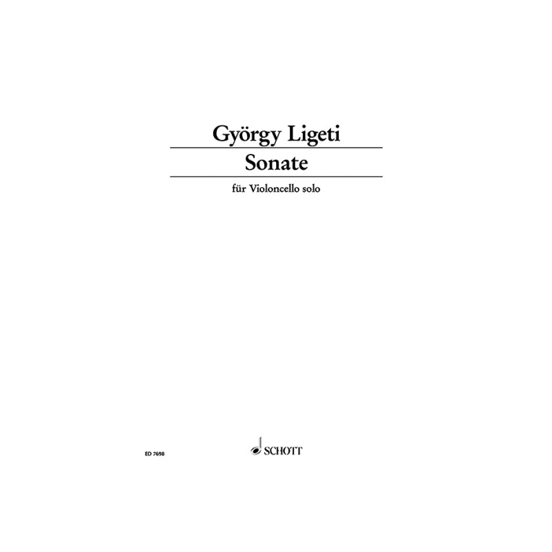 Ligeti, Gyoergy - Sonate