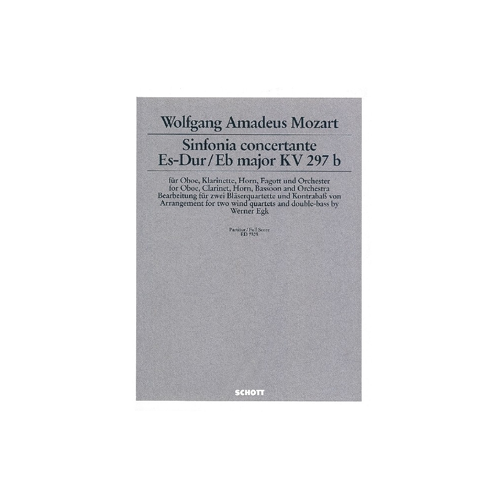 Mozart, Wolfgang Amadeus - Sinfonia concertante Eb major KV 297b 
