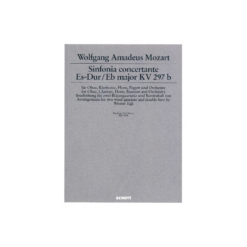Mozart, Wolfgang Amadeus - Sinfonia concertante Eb major KV 297b 