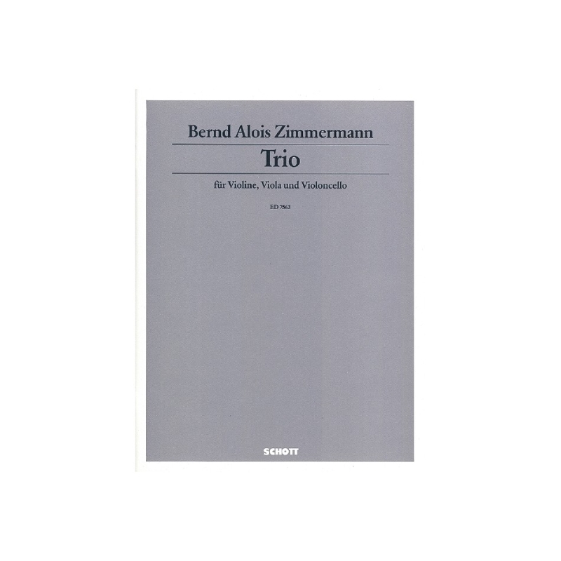 Zimmermann, Bernd Alois - Trio