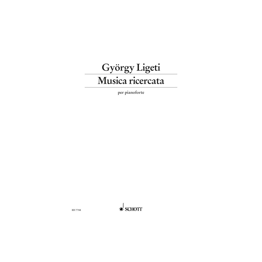 Ligeti, Gyoergy - Musica ricercata