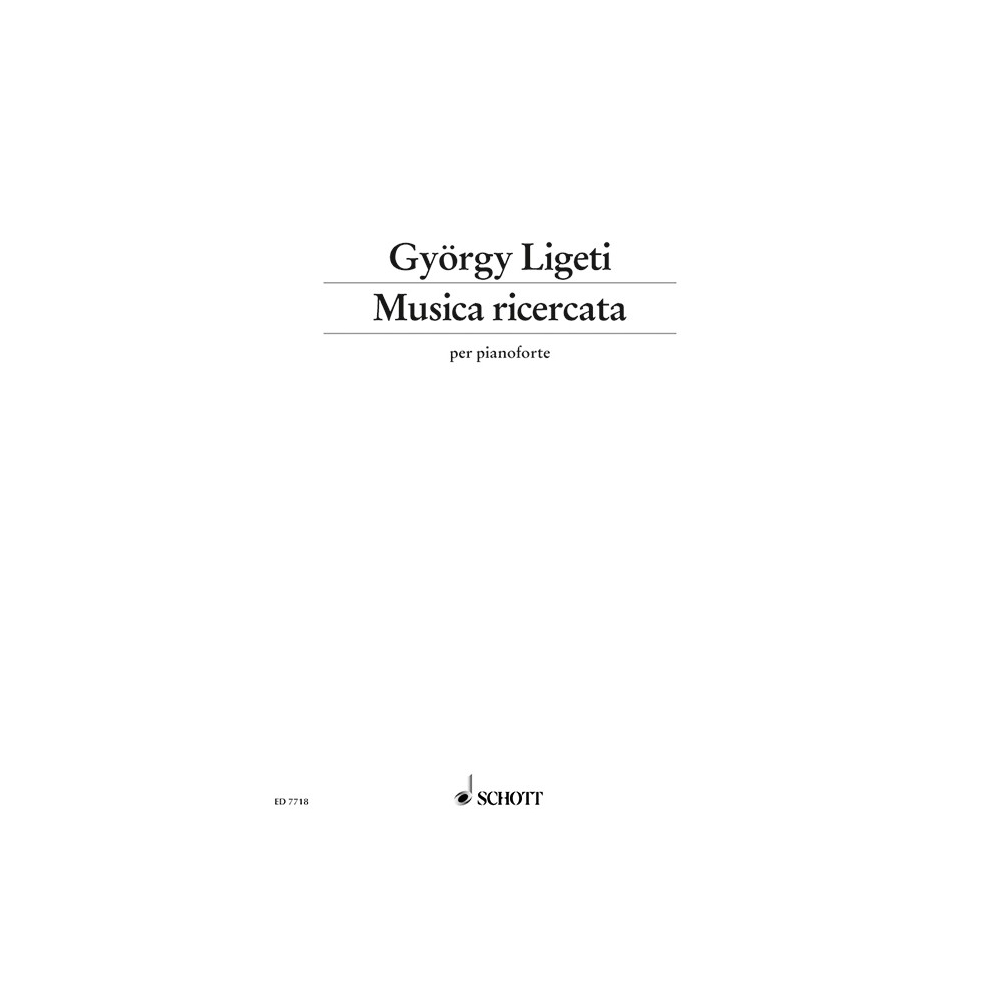 Ligeti, György - Musica ricercata 