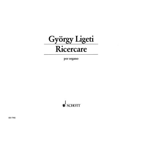 Ligeti, György - Ricercare 