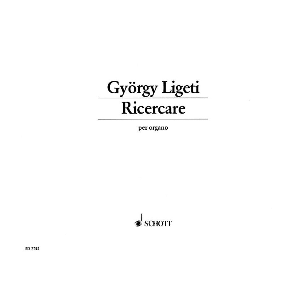 Ligeti, György - Ricercare 