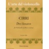 Cirri, Giovanni Battista - Three Cello Sonatas