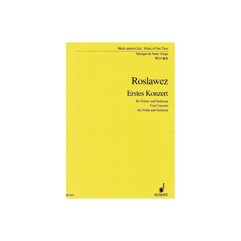 Roslavets, Nikolai Andreyevich - 1st Violin Concerto
