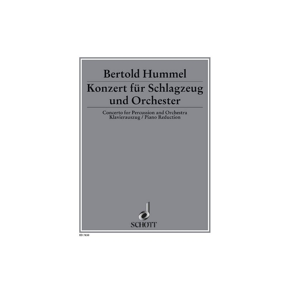 Hummel, Bertold - Concerto op. 70