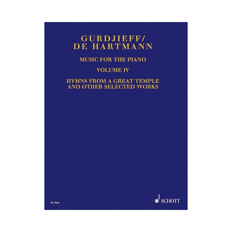 Hartmann, Thomas de / Gurdjieff, Georges Ivanovich - Music for the Piano   Vol. 4