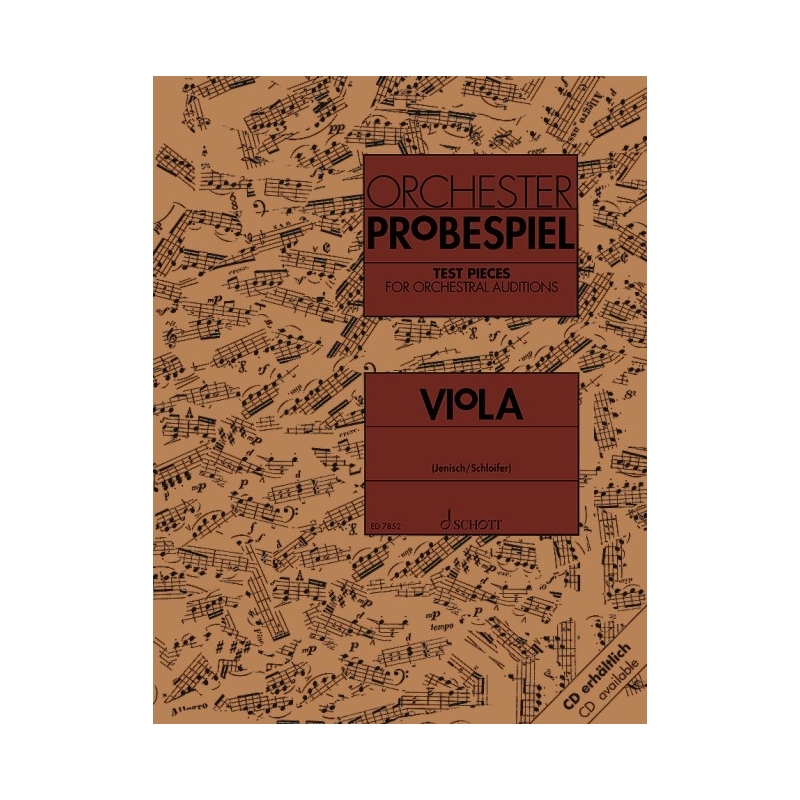 Test Pieces for Orchestral Auditions Viola - Excerpts from the Operatic and Concert Repertoire