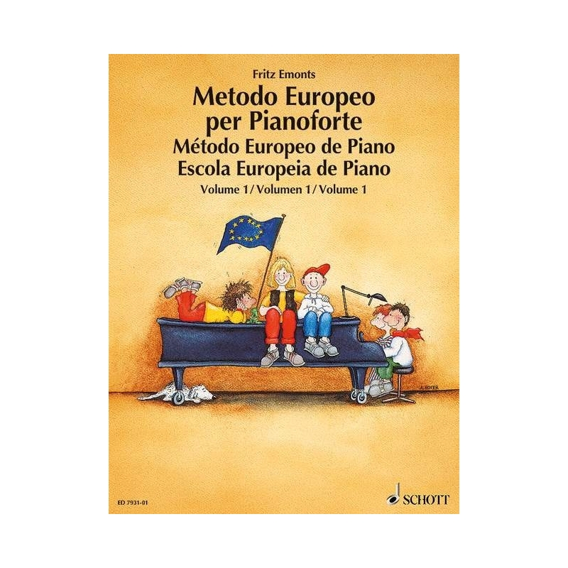 Emonts, Fritz - The European Piano Method   Band 1