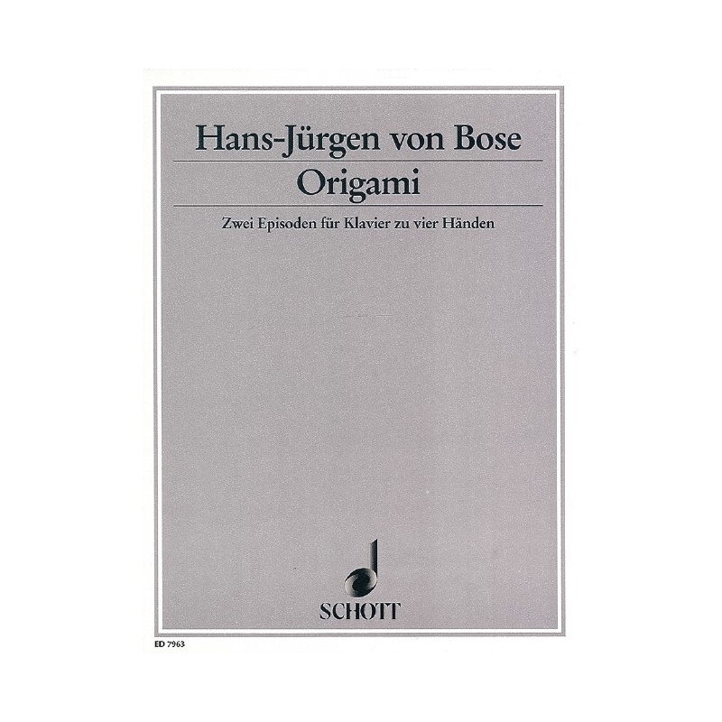 Bose, Hans-Juergen von - Origami