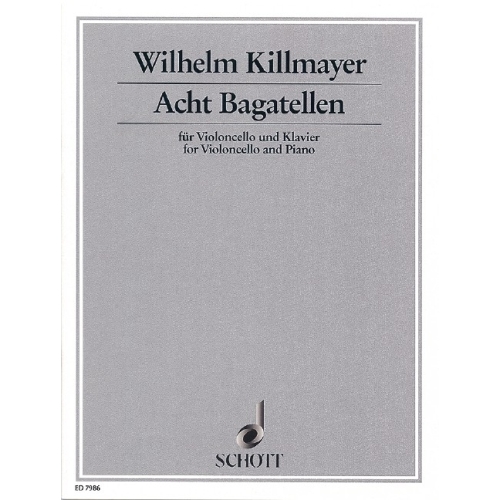 Killmayer, Wilhelm - Eight...